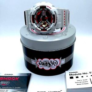 CASIO G-SHOCK X ERIC HAZE Collaboration 30th Anniversary GA-110EH-8AJR Silver